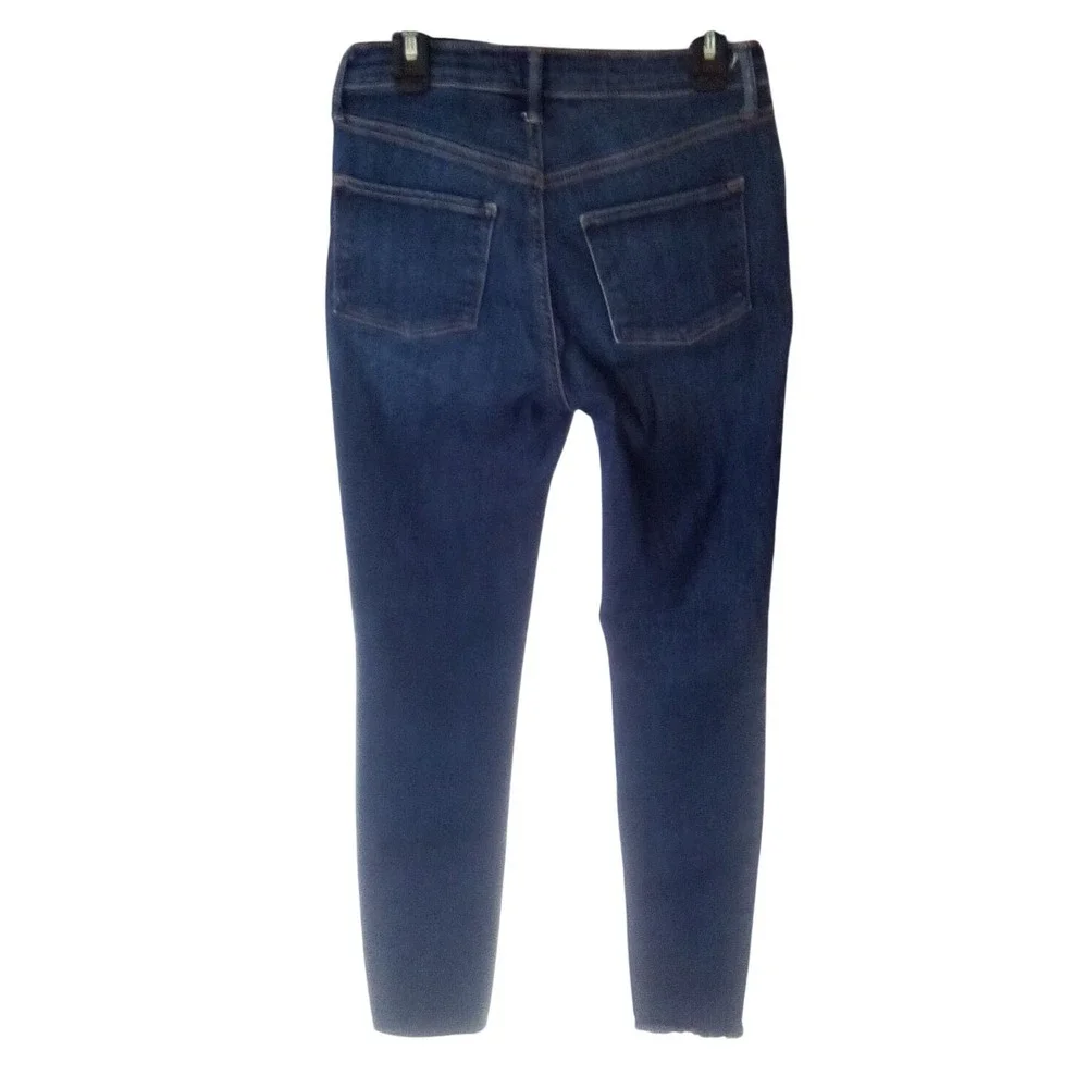 Old Navy Rockstar Jeggings‎ Size 14 Dark Wash High Rise Distressed